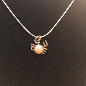 NWOT 925 Necklace real freshwater pearl